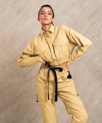 Khaki Lara Short Jacket 5