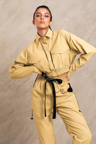 Khaki Lara Short Jacket