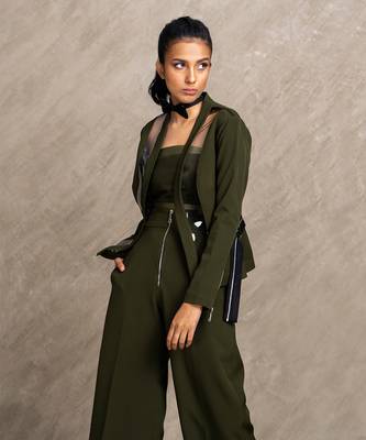 Forest Green Ruth Blazer Jacket 2