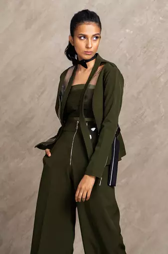 Forest Green Ruth Blazer Jacket