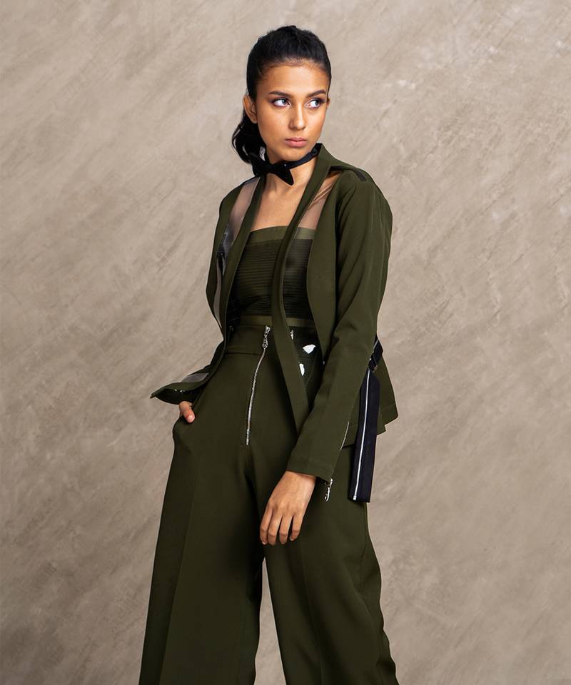 Forest Green Ruth Blazer Jacket