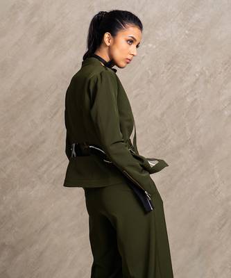 Forest Green Ruth Blazer Jacket 3