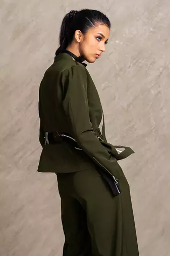Forest Green Ruth Blazer Jacket