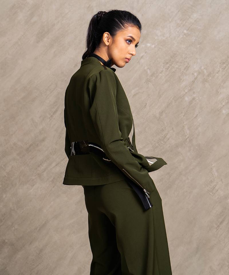 Forest Green Ruth Blazer Jacket