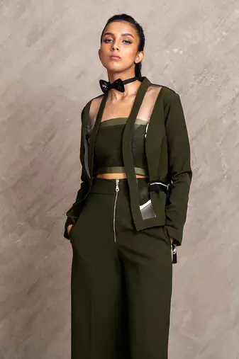 Forest Green Ruth Blazer Jacket