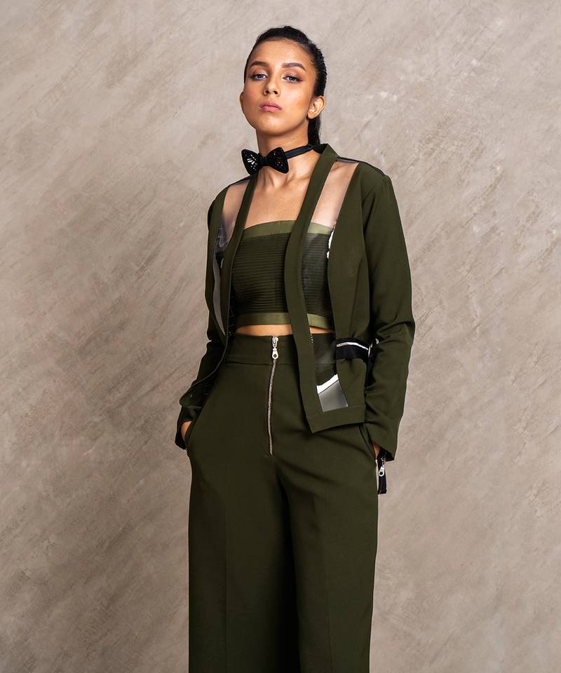 Forest Green Ruth Blazer Jacket