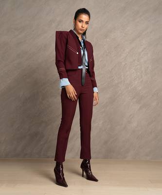 Wine Red Roxy Jacket 1