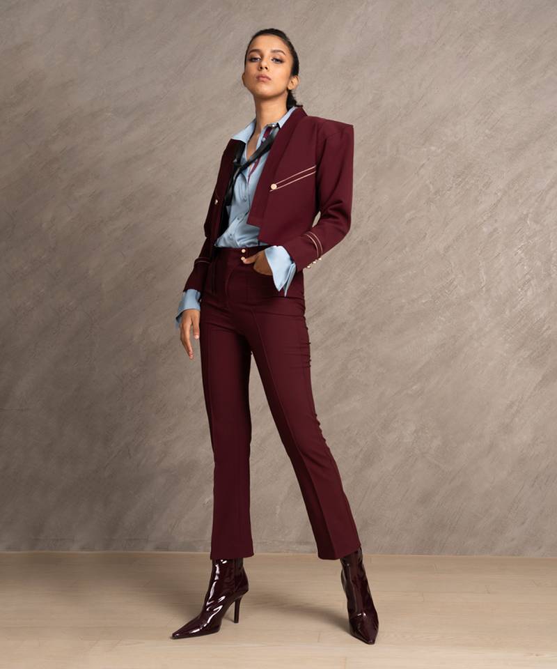 Wine Red Roxy Jacket