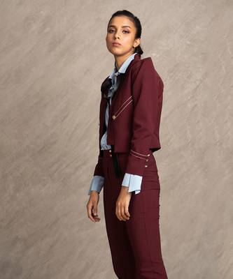 Wine Red Roxy Jacket 3