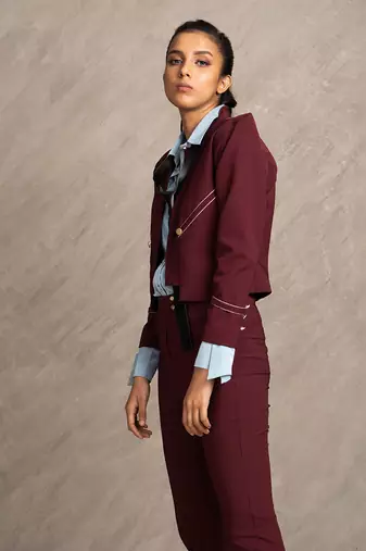 Wine Red Roxy Jacket