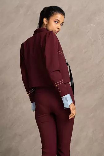 Wine Red Roxy Jacket