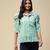 Turquoise Ruffle Top