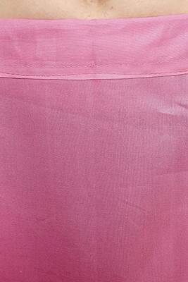 Baby Pink Women's Cotton Plain Stitched Inskirt Saree Petticoats 5
