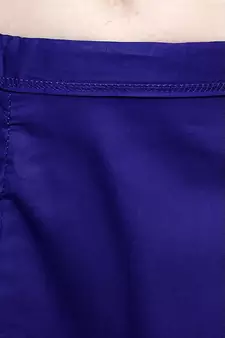 Blue Women's Cotton Plain Stitched Inskirt Saree Petticoats