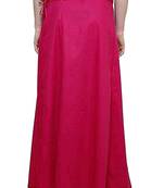 Rani Women's Cotton Plain Stitched Inskirt Saree Petticoats