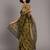 Suta Women Olive Green & Black Polka Dots Printed Pure Cotton Saree