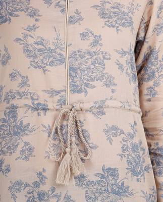 Silk Route | Contrast Piping Printed Rayon Top 2