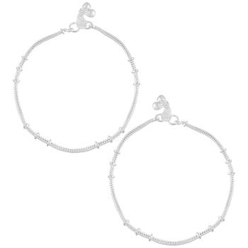 Silver Plated Designer Anklet 2