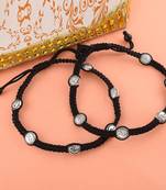 Silver Plated Adjustable Thread Anklet