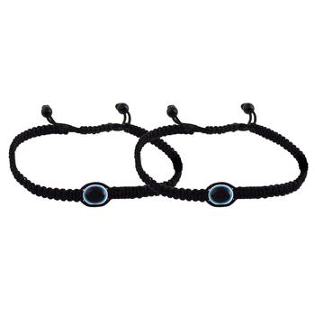 Evil Eye Adjustable Thread Anklet 2