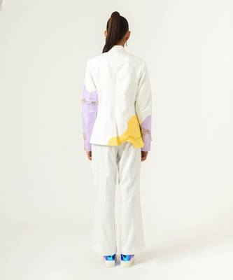 Ivory Lilac Blazer 4