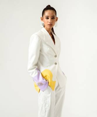 Ivory Lilac Blazer 5