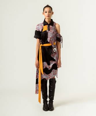 Dna-Print High Low Dress 1