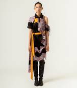 Dna-Print High Low Dress