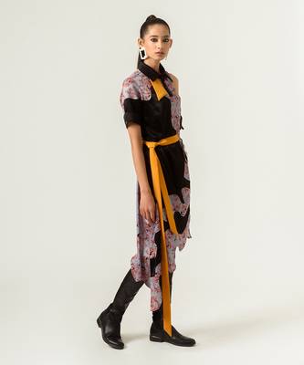 Dna-Print High Low Dress 2