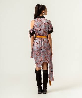 Dna-Print High Low Dress 4