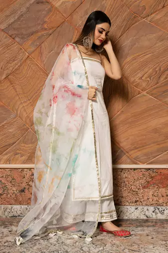 Holi White Kurta Set