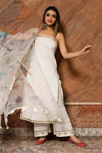 Holi White Kurta Set