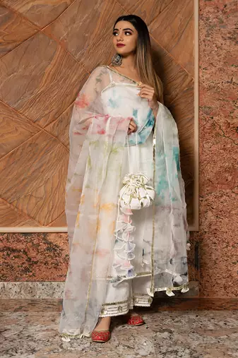 Holi White Kurta Set