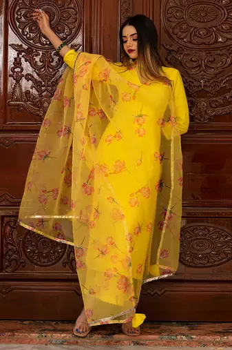 Buttercup Yellow Kurta Set