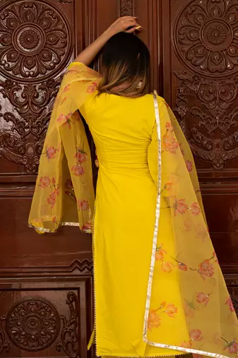 Buttercup Yellow Kurta Set