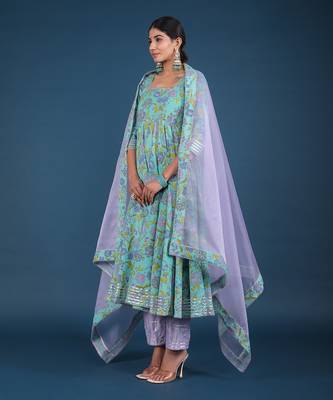 Sufia Cotton Anarkali Set 2