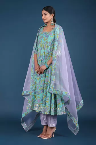 Sufia Cotton Anarkali Set