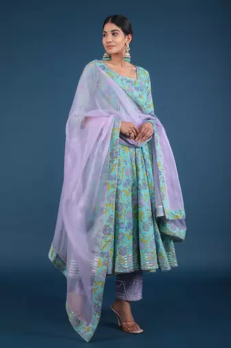 Sufia Cotton Anarkali Set