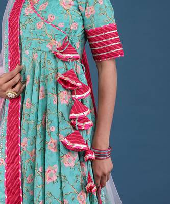 Rosebud Cotton Angrakha Set 3