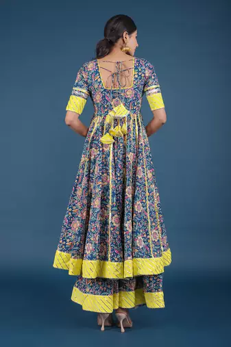 Misba Cotton Kalidar Anarkali Set