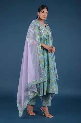 Rohini Cotton Anarkali Set