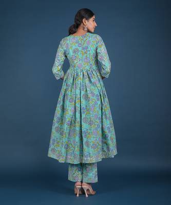 Rohini Cotton Anarkali Set 5