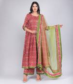 Aagam Cotton Anarkali Set