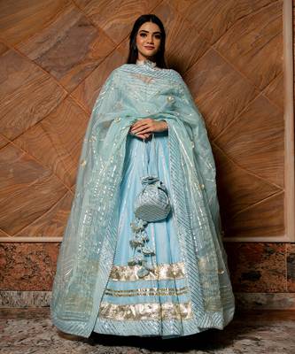 Ayesha Blue Lehenga Set 1
