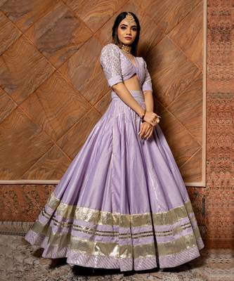 Ibadat Lilac Lehenga Set 2
