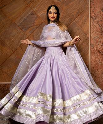 Ibadat Lilac Lehenga Set 3