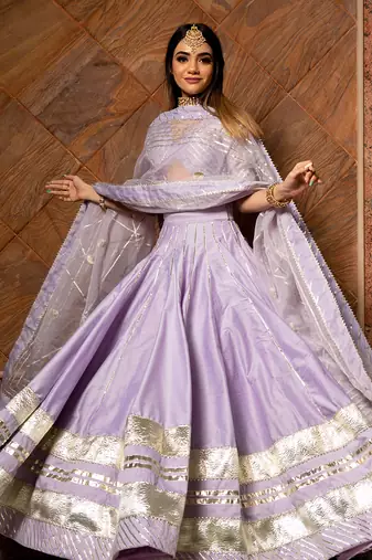 Ibadat Lilac Lehenga Set
