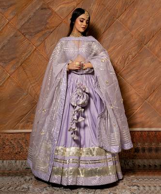 Ibadat Lilac Lehenga Set 1