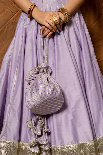Ibadat Lilac Lehenga Set