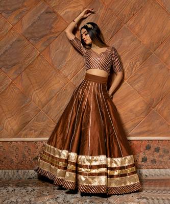 Bani Thani Brown Lehenga Set 2